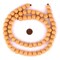 The Bead Chest Natural 14mm Wooden Beads in Yellow for Jewelry Making – Round Loose Wood Spacer Beads I Approximately 30 Beads
